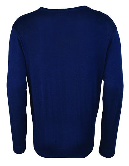 Mens V-Neck Knitted Sweater Premier PR694
