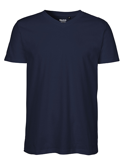 Men`s V-neck T-Shirt Neutral 61005