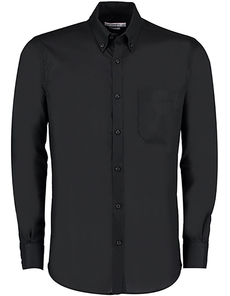 Slim Fit Workwear Oxford Shirt Long Sleeve Kustom Kit K184