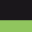 black/ green fluo