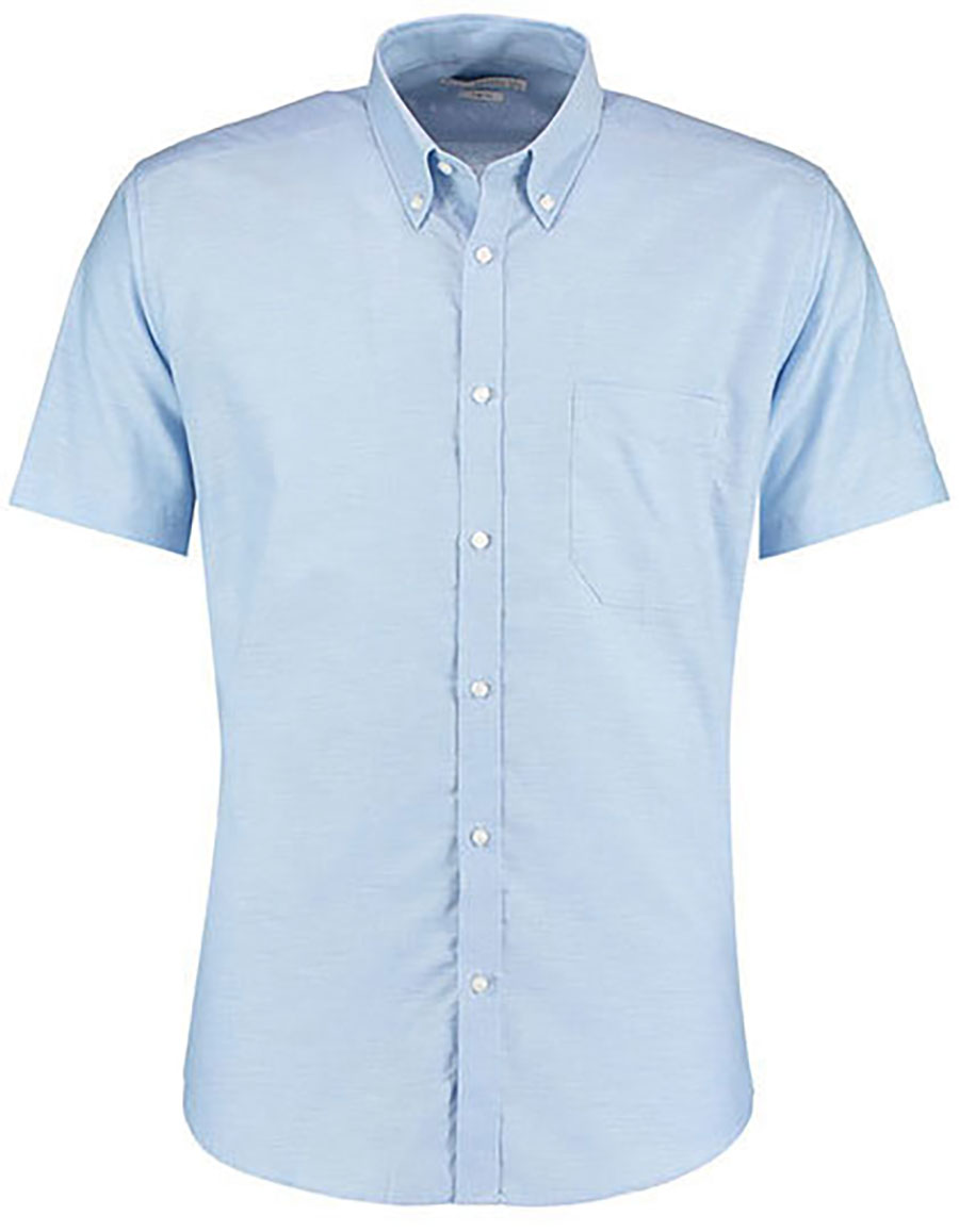 Slim Fit Workwear Oxford Shirt Short Sleeve Kustom Kit K183