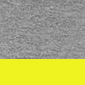 heather grey/ fluor yellow