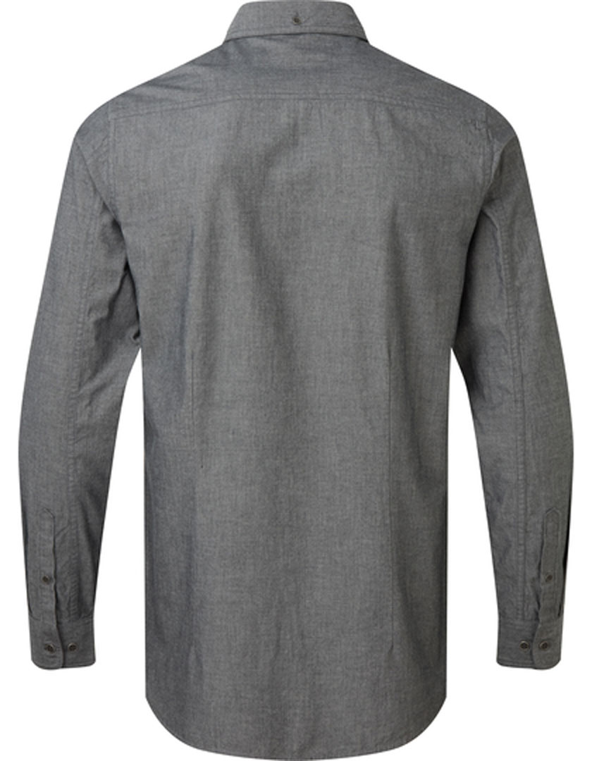Men`s Organic Chambray Fairtrade Long Sleeve Shirt Premier PW247