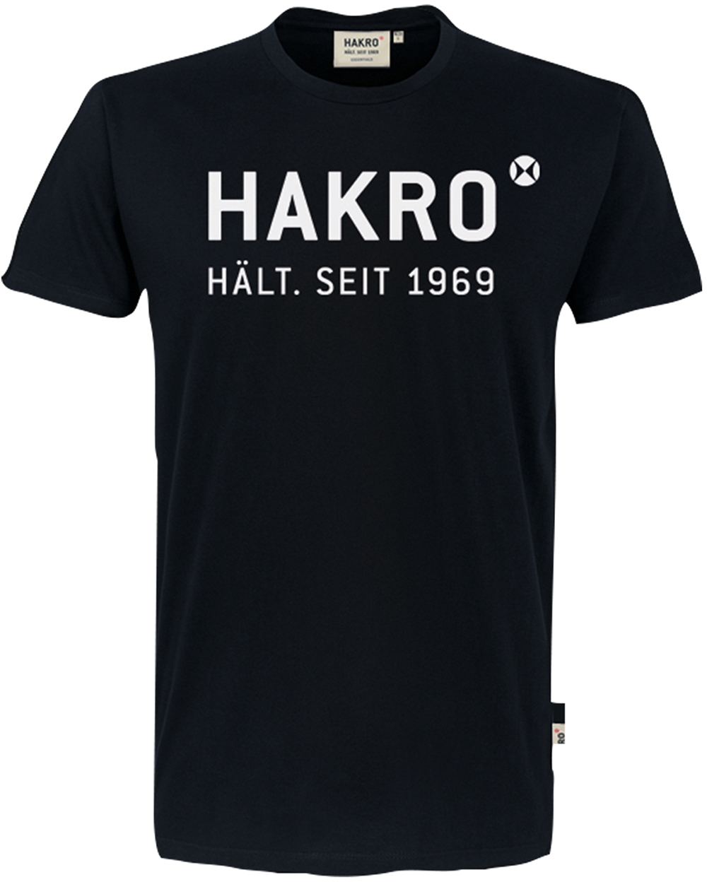 Hakro T-Shirt mit Logodruck 1969