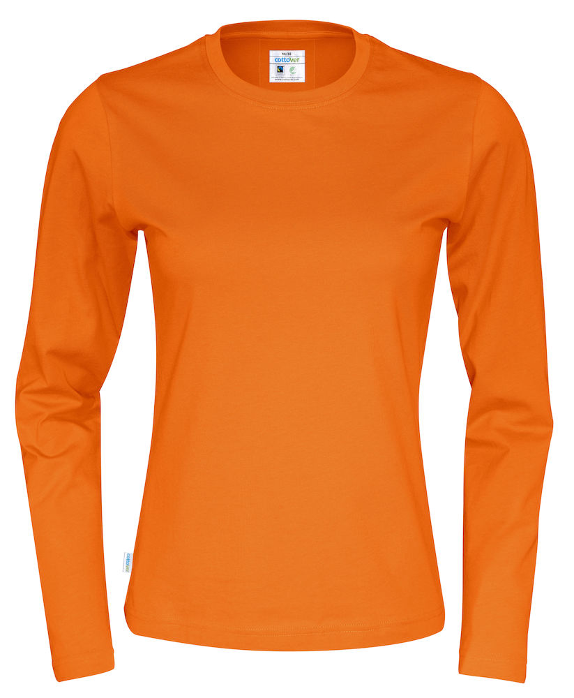 Cottover 141019 T-Shirt LS Lady 100% Organic Baumwolle