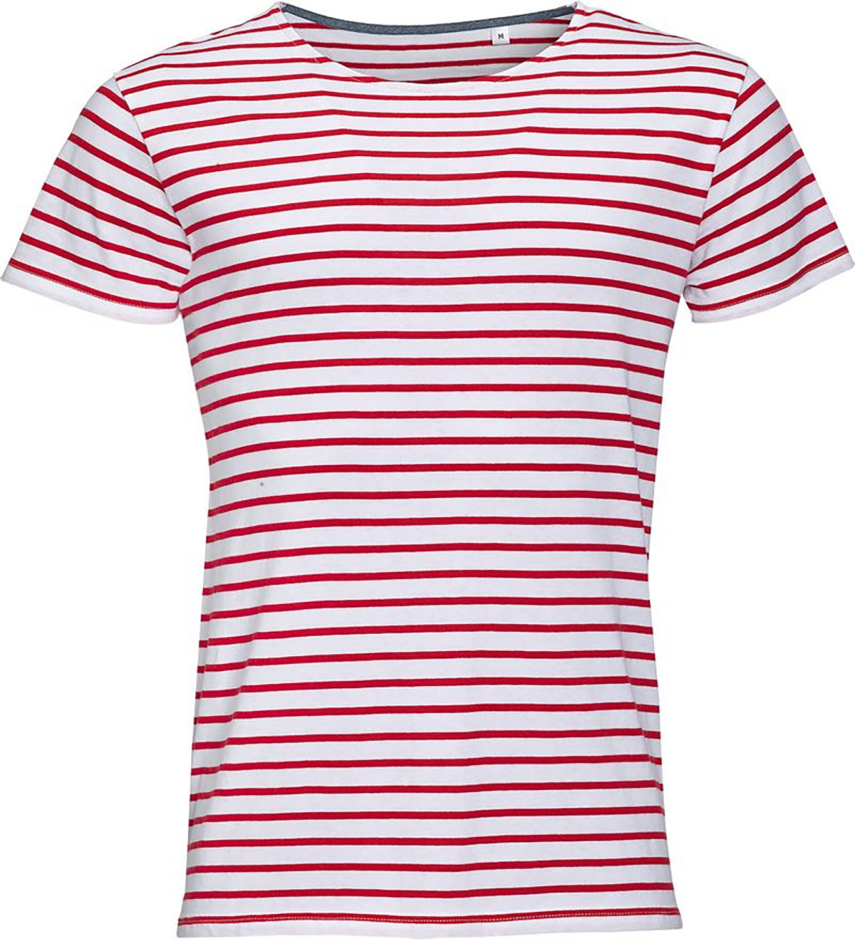 Men´s Round Neck Striped T-Shirt Miles Sol's 1398