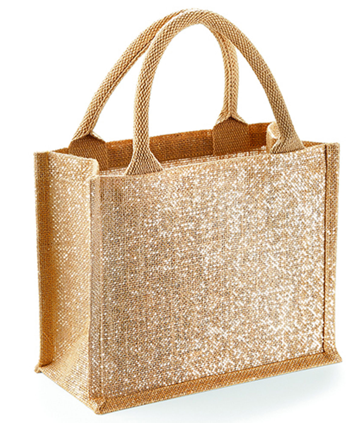 Shimmer Jute Mini Gift Bag W431