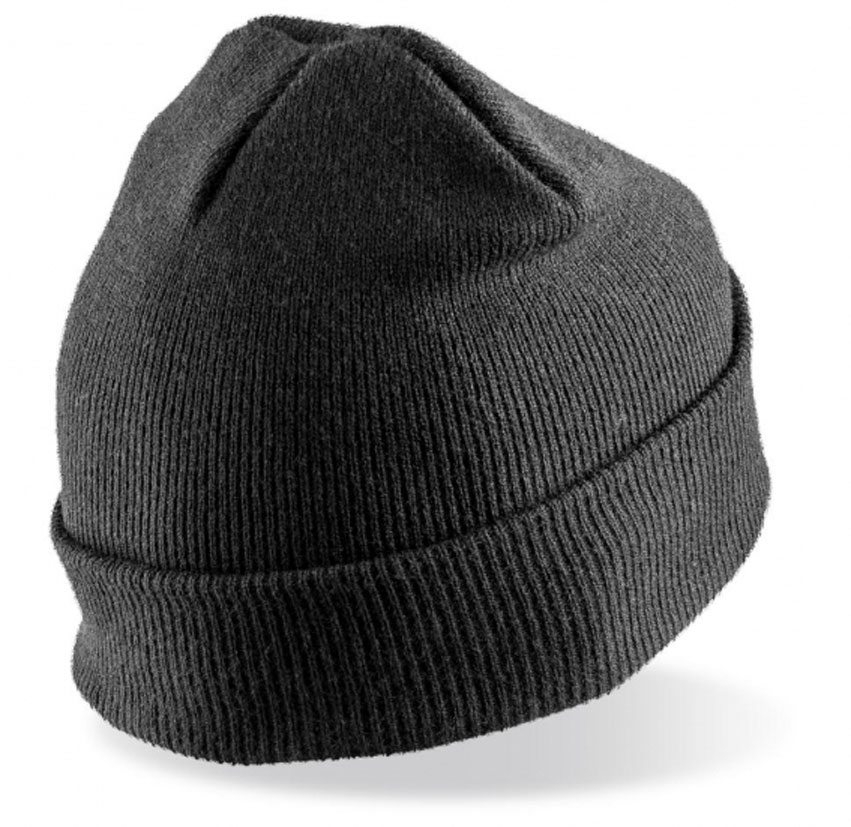 Recycled Double Knit Printers Beanie Result RT927