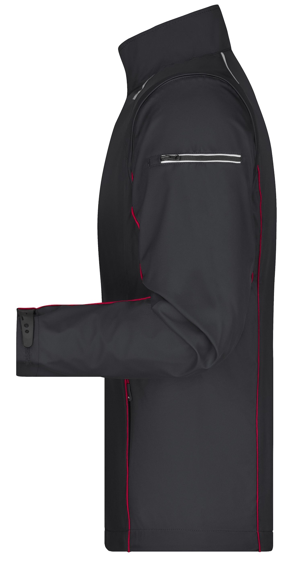 Men's Zip-Off Softshell Jacket James&Nicholson JN1122 mit abnehmbaren Ärmeln