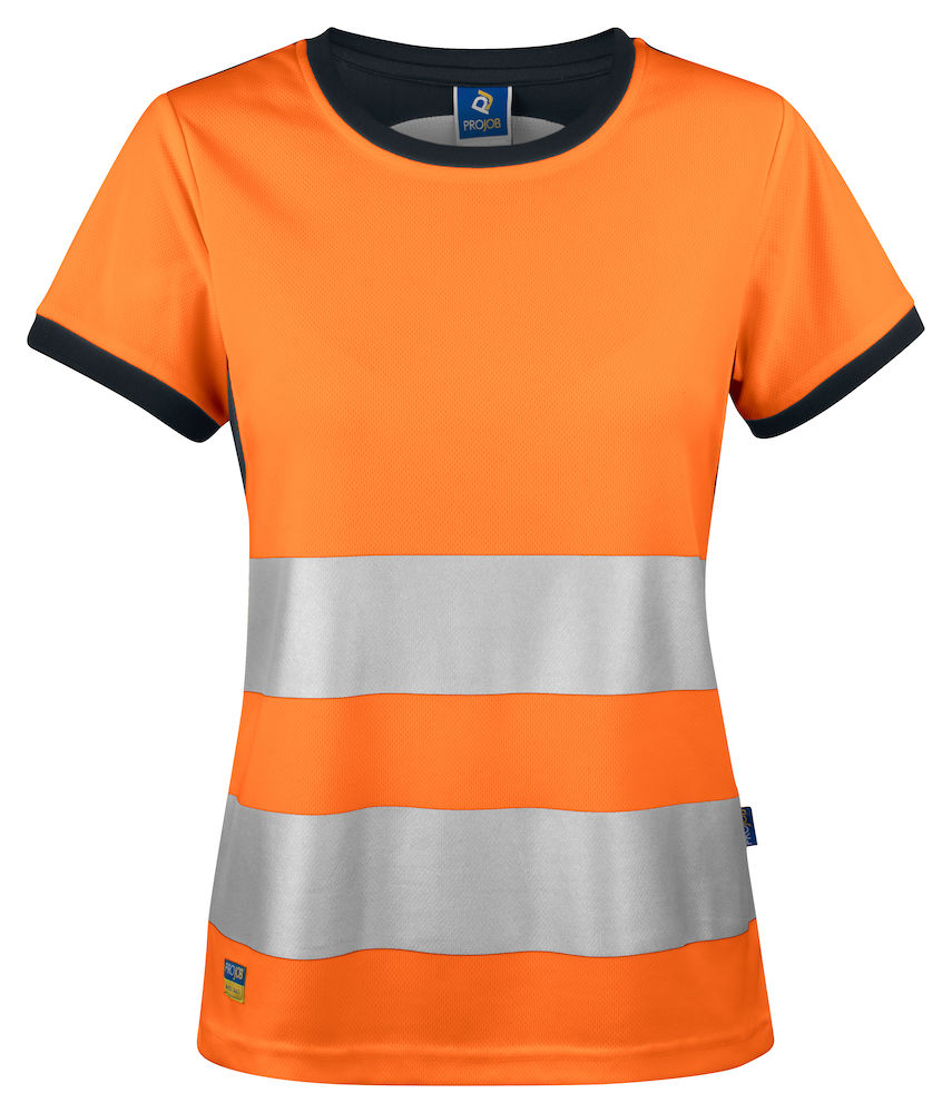 ProJob 6012 Damen T-Shirt EN ISO 20471 Kl. 2