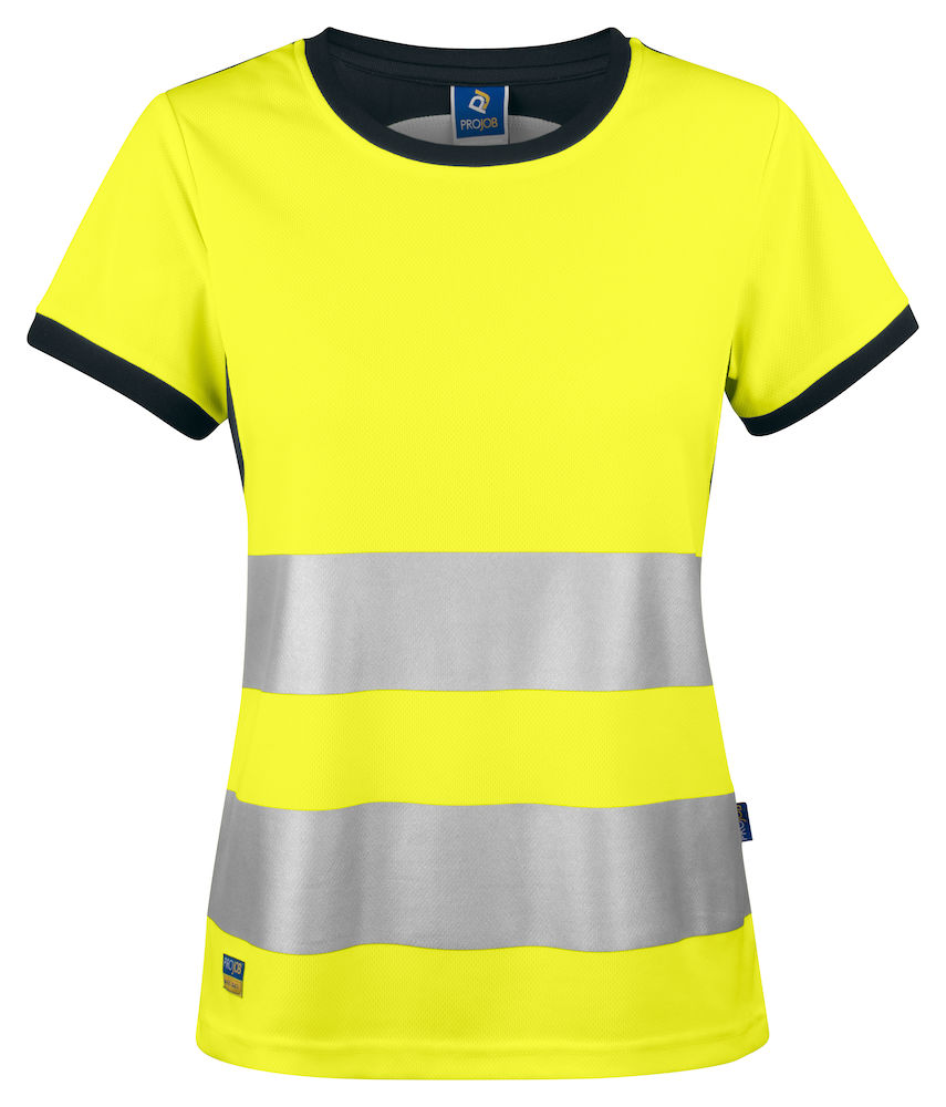 ProJob 6012 Damen T-Shirt EN ISO 20471 Kl. 2