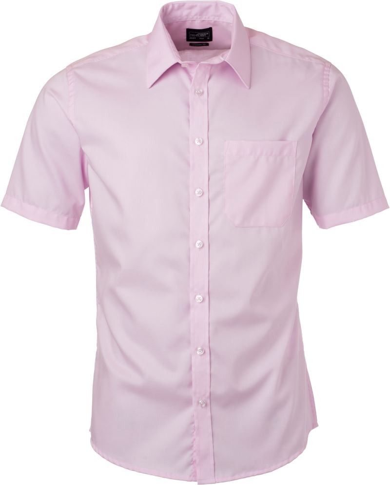 Men's 'Shirt Shortsleeve Micro-Twill James&Nicholson JN684