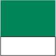 irish green /white