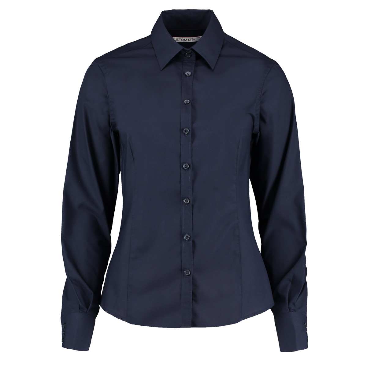 Tailored Fit Business Shirt Long Sleeve Kustom Kit K743F