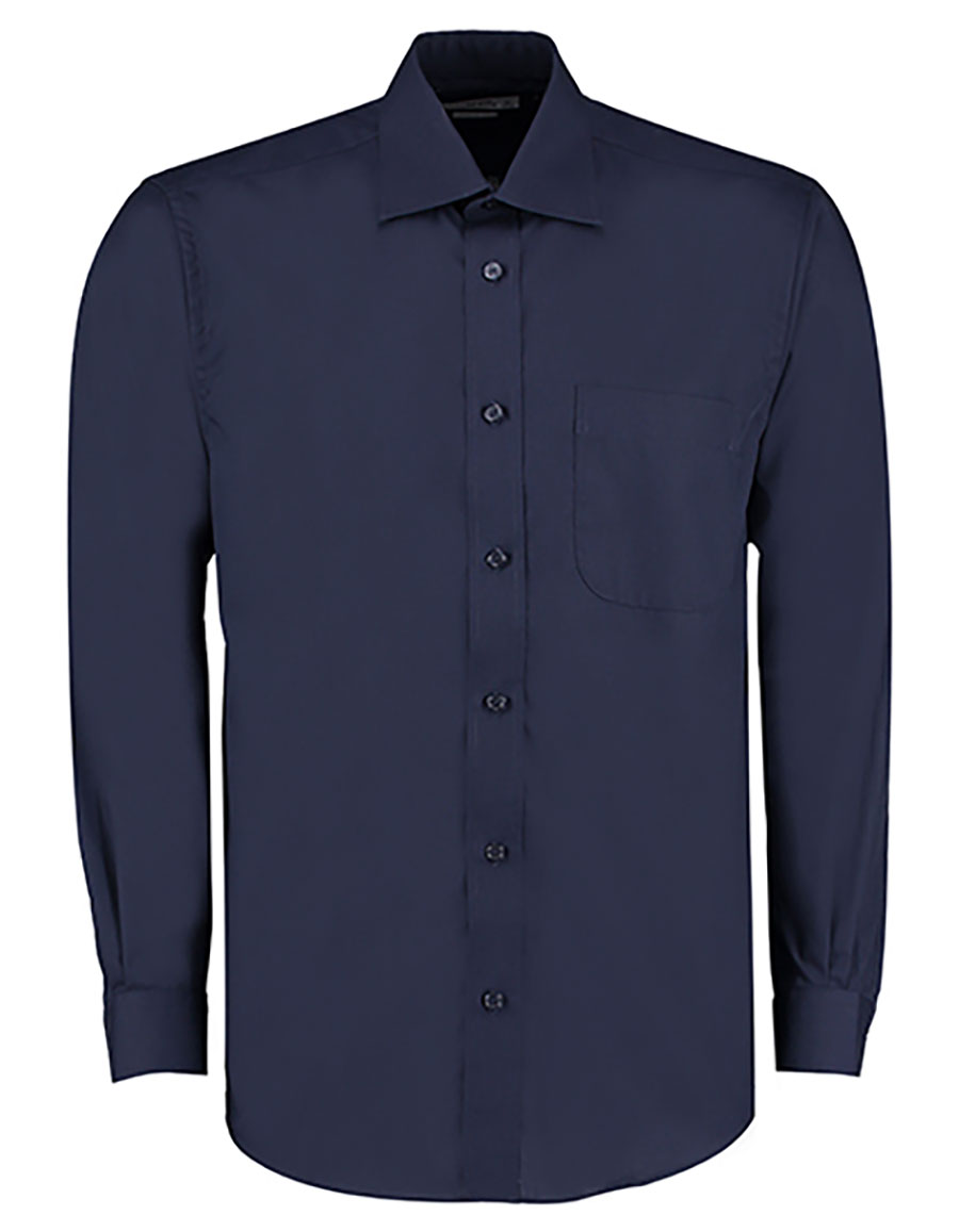 Men`s Classic Fit Business Shirt Long Sleeve Kustom Kit K104