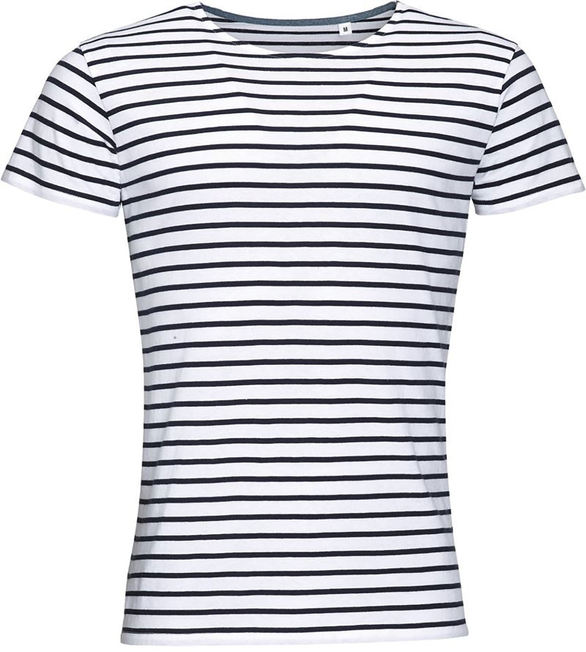 Men´s Round Neck Striped T-Shirt Miles Sol's 1398